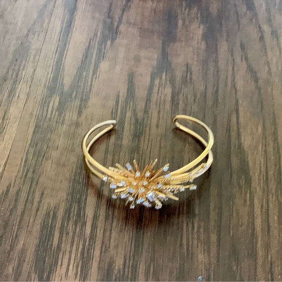 David Yurman supernova cuff bracelet with diamond in 18 k gold size M - Picture 10 of 16